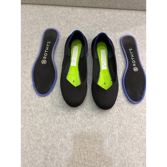 Rothy’s The Flat Round Toe Ballet in Black Solid – Size 6 - Picture 4 of 7